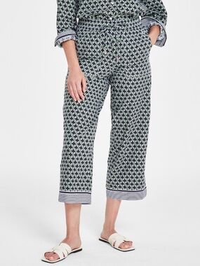 Nautica Womens Pull on Casual Trouser Pants Green X-Large